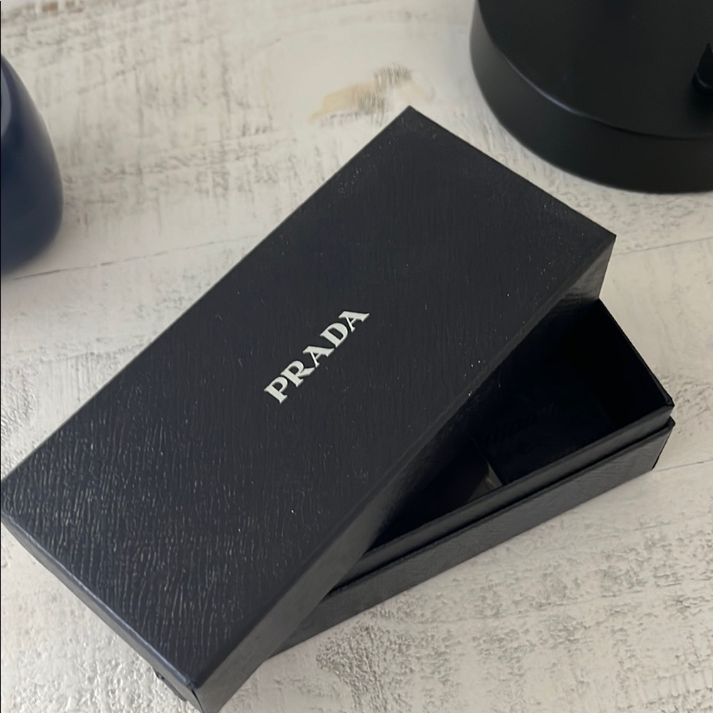 Prada Black Sunglass Case Only